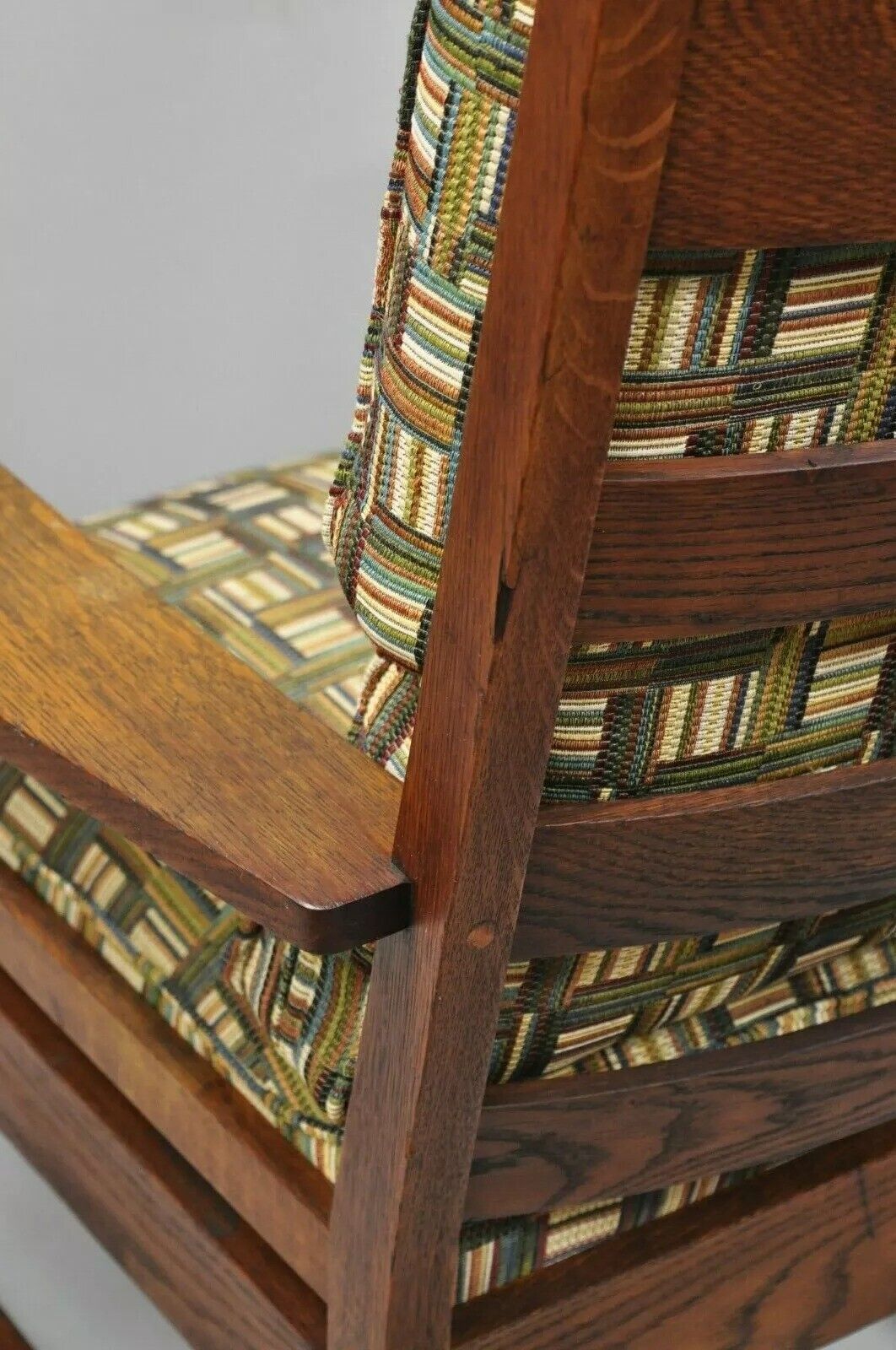 L & JG Stickley Mission Oak Arts & Crafts Lounge Arm Chair Spring Seat Cushion