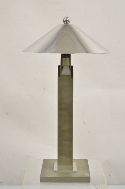 "Arquitectura" Skyscraper Steel Metal Table Lamp by Sergio Orozco for Brueton