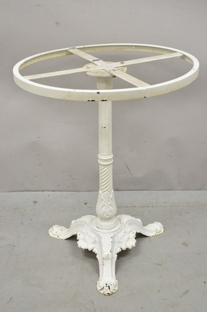 Pierre Ouvrier & E Ringuet Paris French Cast Iron Bistro Pedestal Table Base