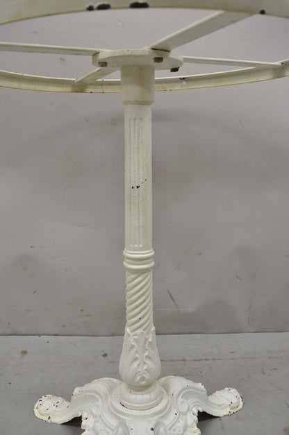 Pierre Ouvrier & E Ringuet Paris French Cast Iron Bistro Pedestal Table Base