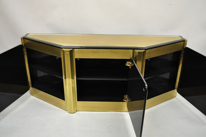 Bernhard Rohne For Mastercraft Brass Tree Of Life Credenza Cabinet