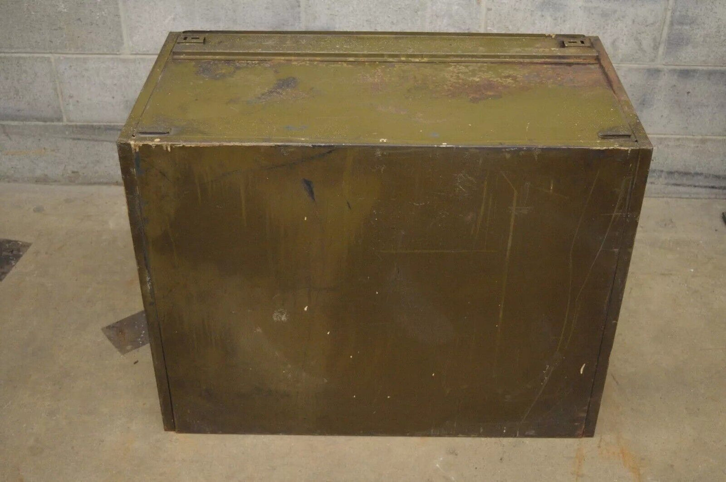 Remington Rand Industrial Green Steel Metal Stacking Barrister Storage Cabinet A