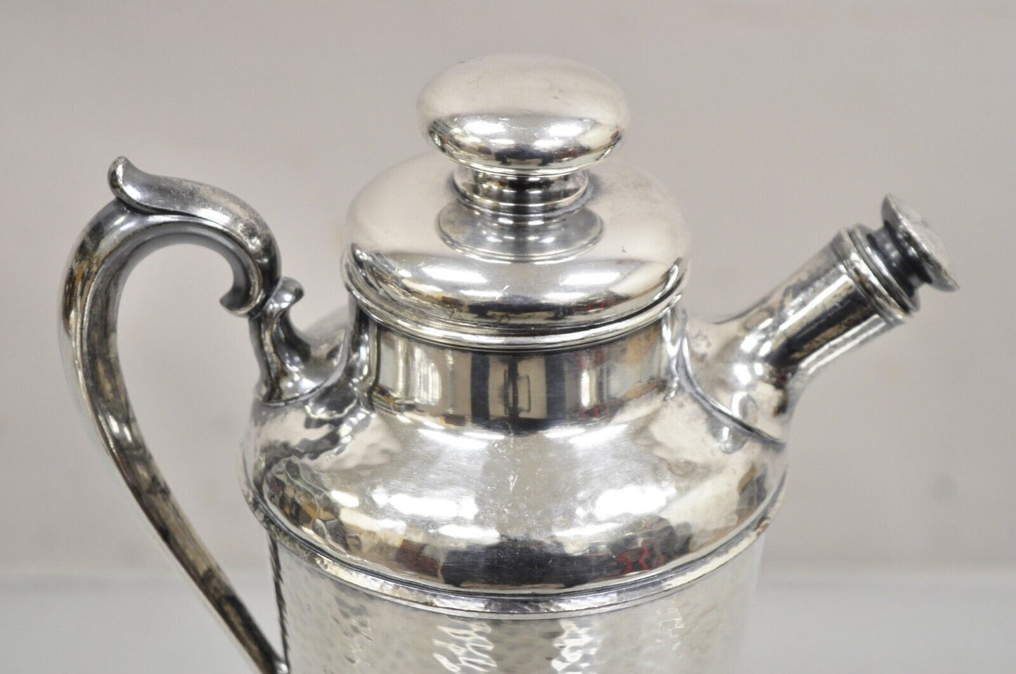 International Silver Meriden SP Art Deco Silver Plated Martini Cocktail Shaker