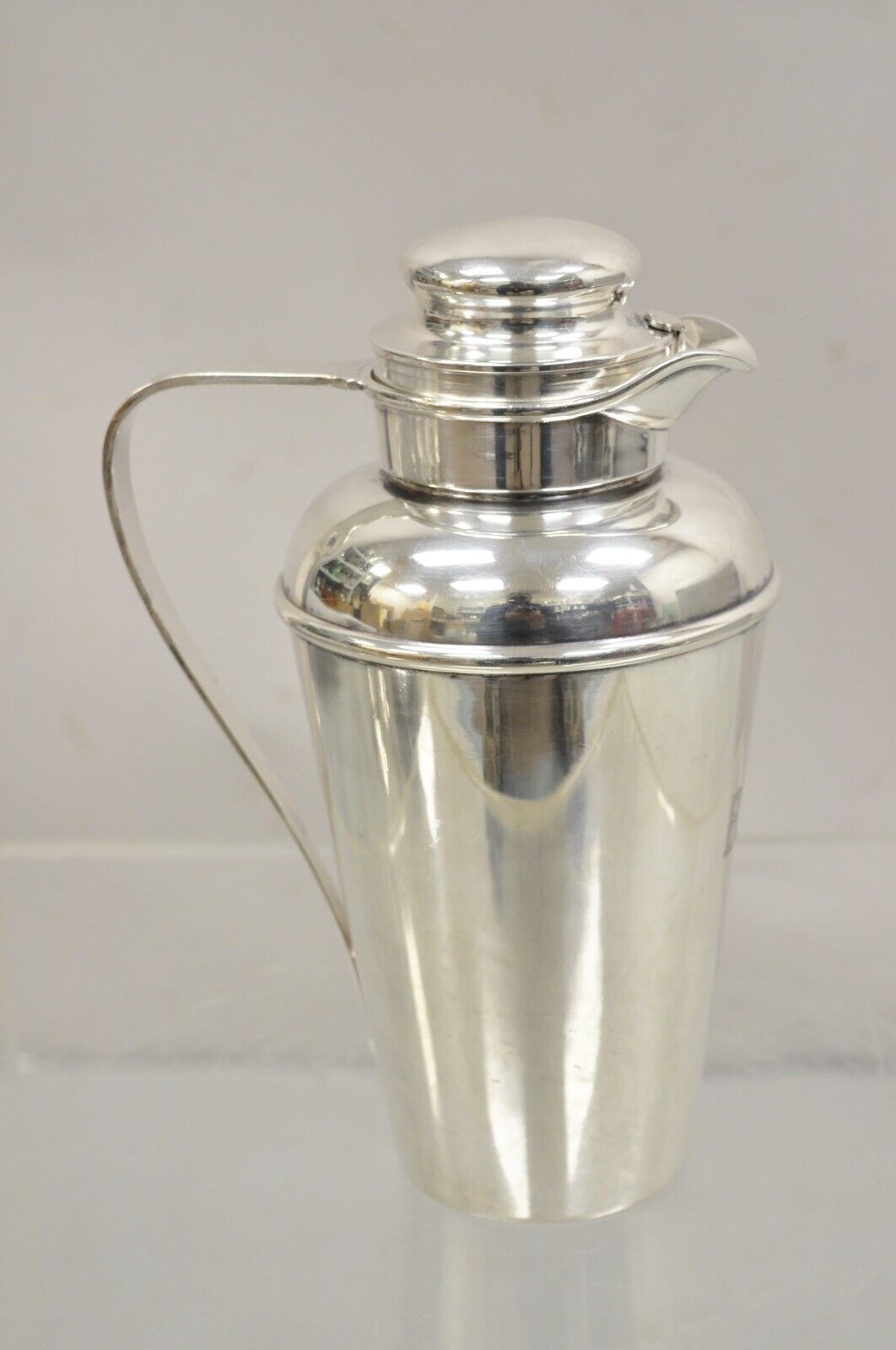 Antique Gorham 01219 Art Deco Silver Plated Cocktail Martini Shaker Pitcher