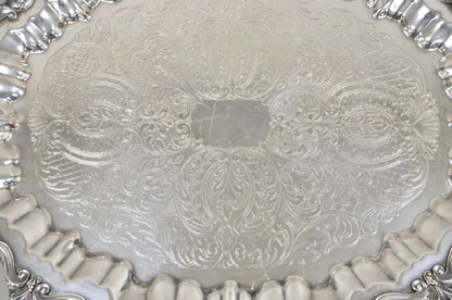 WNS Blackinton Chippendale 146 Silver Plated Oval Serving Platter Tray