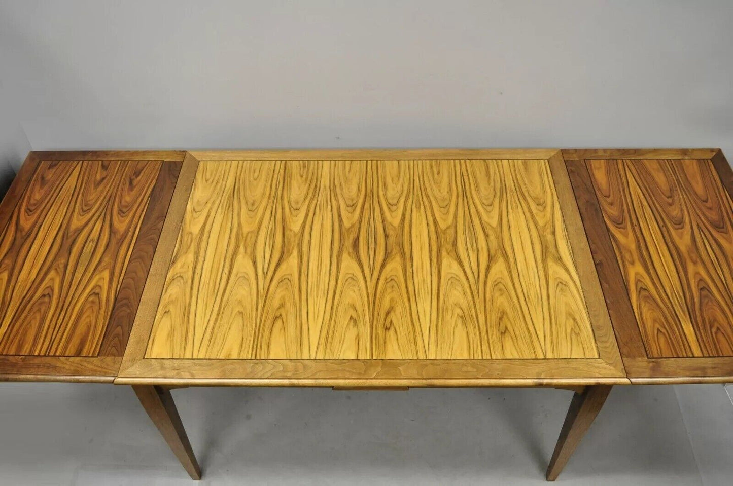 Mid Century Danish Modern Style Extension Rosewood Dining Table by Paul Downs