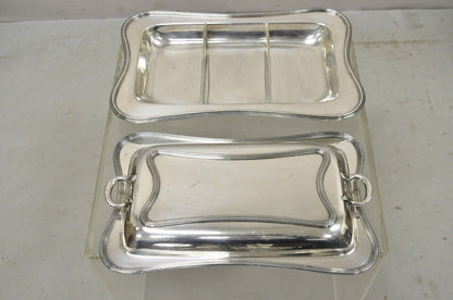 Barbour SP Co International Silver Plated 6045 Lidded Vegetable Serving Platter