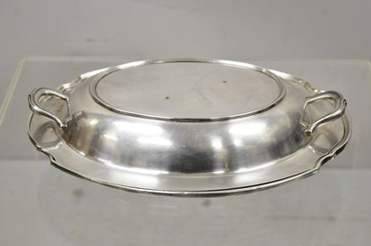 WM Rogers 2272 Washington Silver Plate Victorian Style Lidded Dish