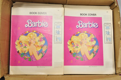 Vintage 1989 Barbie Mattel Original Pink Paper Book Covers NOS - Many Available