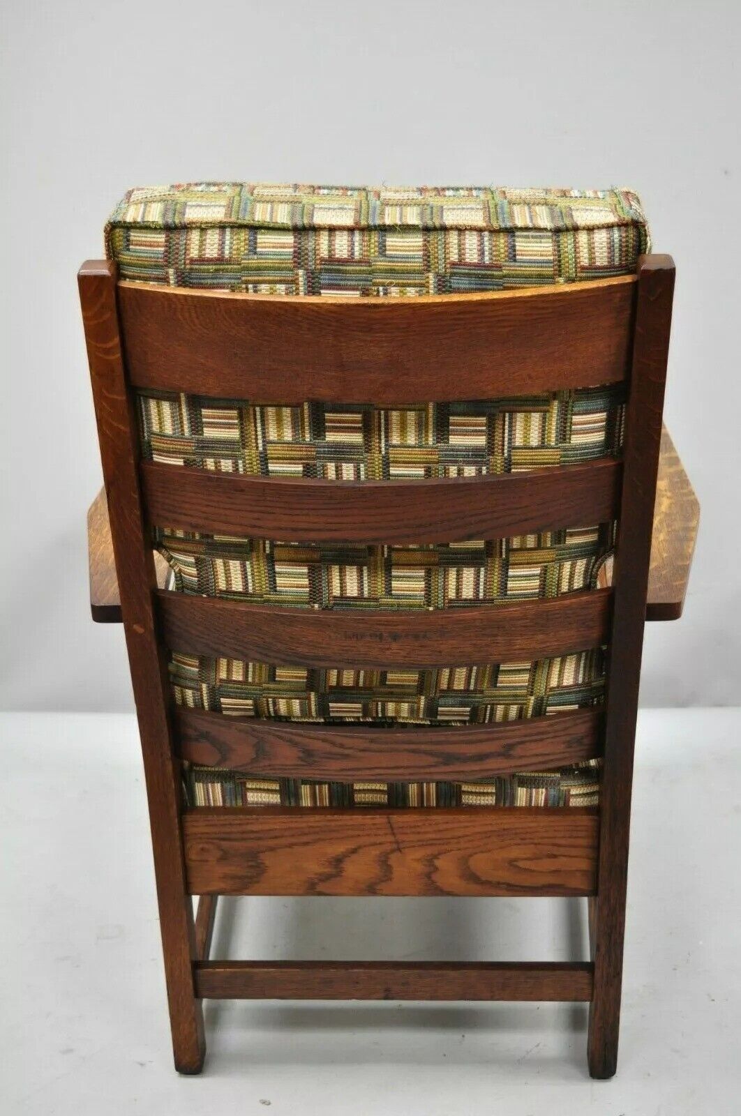 L & JG Stickley Mission Oak Arts & Crafts Lounge Arm Chair Spring Seat Cushion