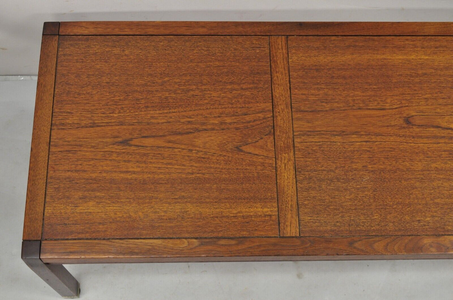 Vintage Mid Century Modern Teak Wood Danish Style 60" Rectangular Coffee Table