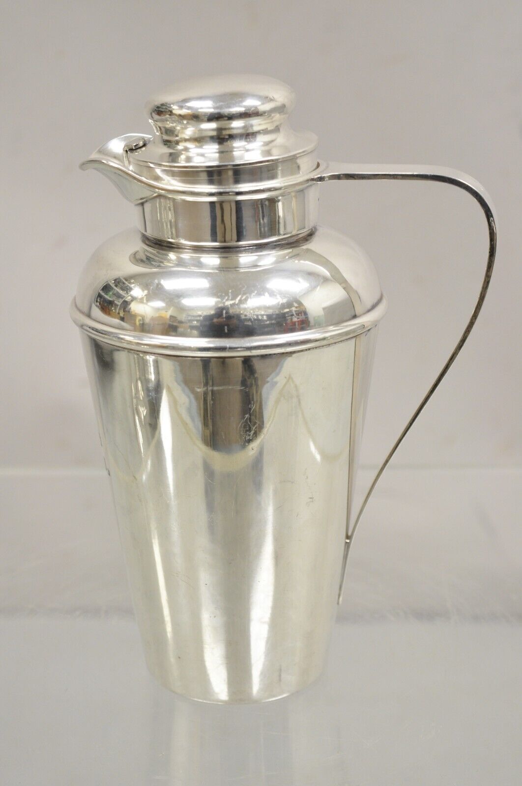 Antique Gorham 01219 Art Deco Silver Plated Cocktail Martini Shaker Pitcher