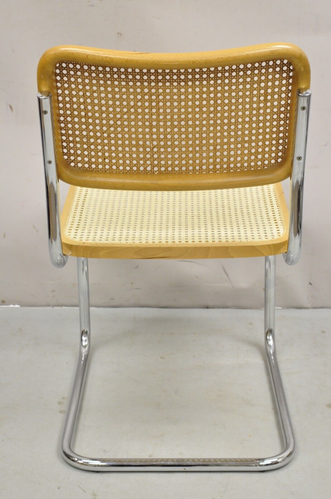 Marcel Breuer Mid Century Modern Italian Cane Cesca Dining Side Chair - Set of 4