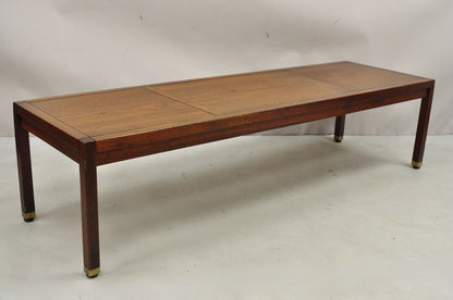 Vintage Mid Century Modern Teak Wood Danish Style 60" Rectangular Coffee Table