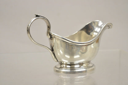 Vintage Christofle Victorian Silver Plated Small Sauce Gravy Boat with Handle