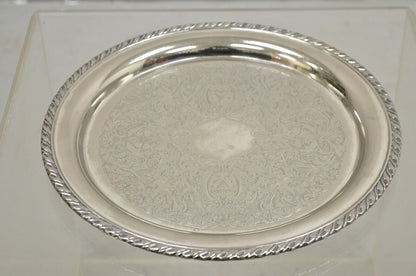 Oneida USA 12" Round Victorian Style Serving Platter Tray