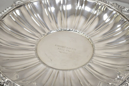 "Barefoot Mailman Rally 1962 2nd Nav" Award Silver Plated Platter Tray