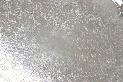 Vintage FB Rogers 6725 Silver Plated Victorian Serving Platter Tray