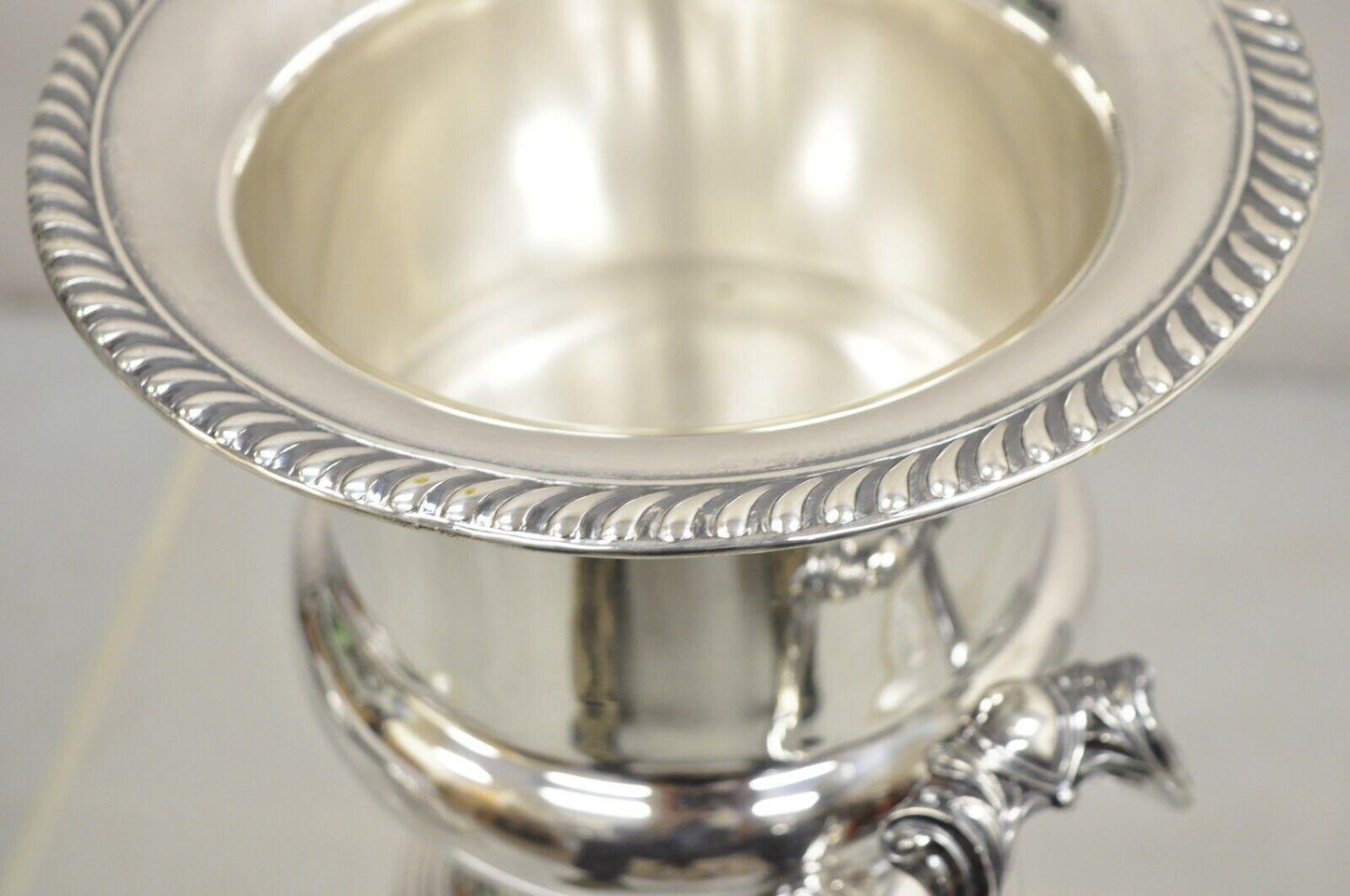 Vintage Victorian Style Trophy Cup Silver Plated Champagne Chiller Ice Bucket