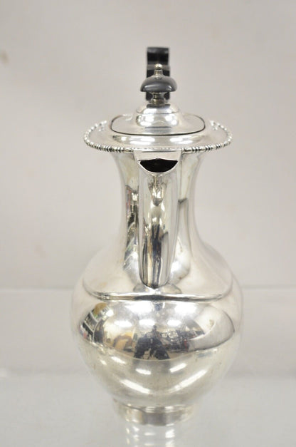 English Victorian Sheffield James Ramsay Dundee Silver Plated Coffee Tea Pot