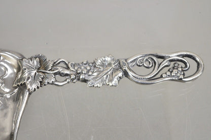 Antique Victorian Forbes Silver Co Grapevine Silver Plated Crumb Catcher Crumber