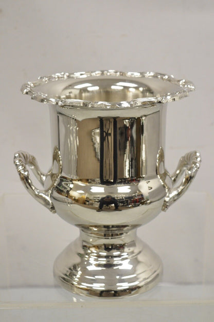 Vintage Victorian Style Silver Plated Trophy Cup Champagne Chiller Ice Bucket