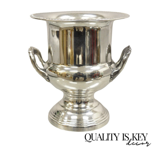 Vintage Leonard Victorian Silver Plated Trophy Cup Champagne Chiller Ice Bucket