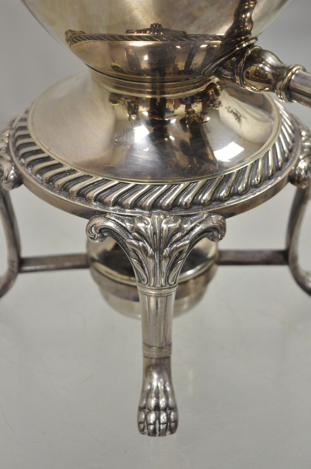 Silver Plated Samovar Coffee Tea Urn Regency Lions By International Silver Co.