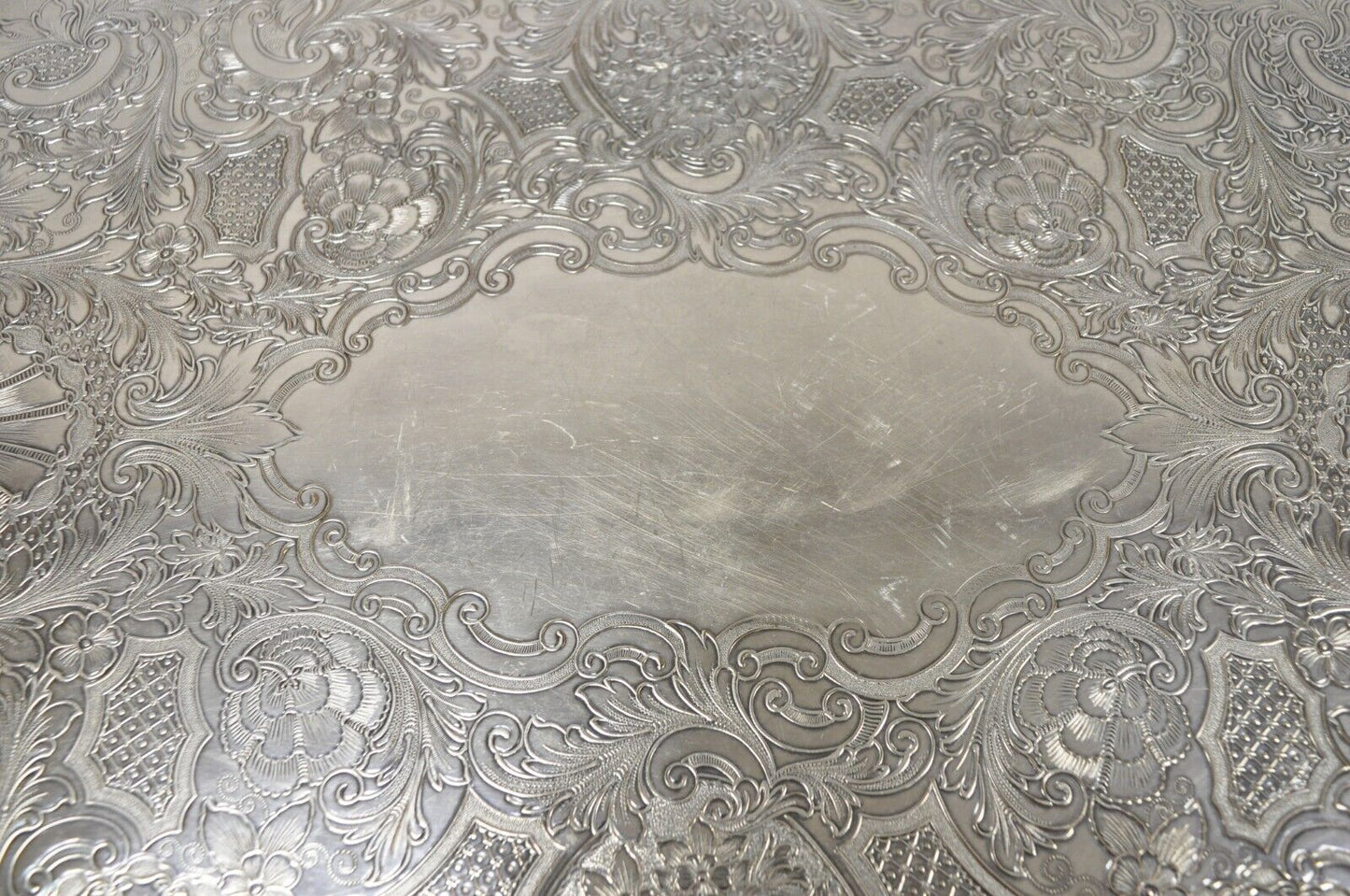 Vintage Heritage 1847 Rogers Bros 9498 Silver Plated Serving Platter Tray