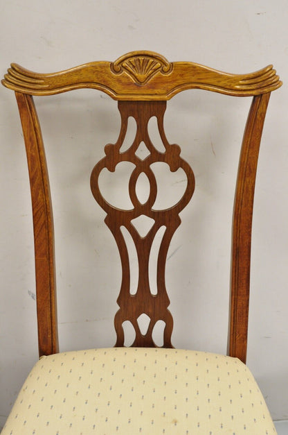 Chippendale Style Mahogany Ball and Claw Dining Chairs by Henry Link - Set of 6