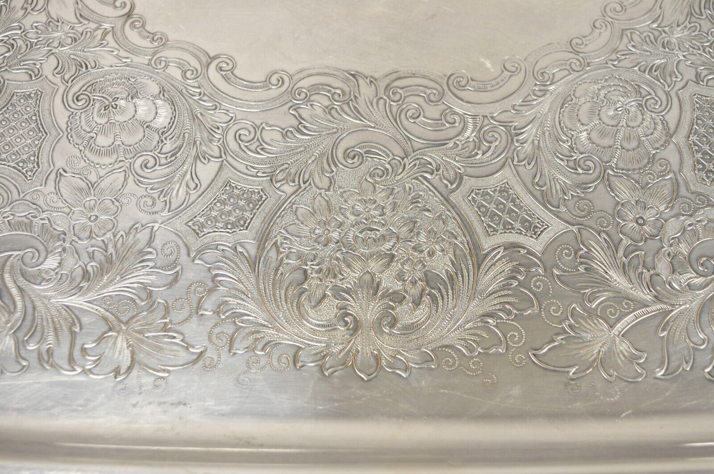 Vintage Heritage 1847 Rogers Bros 9498 Silver Plated Serving Platter Tray