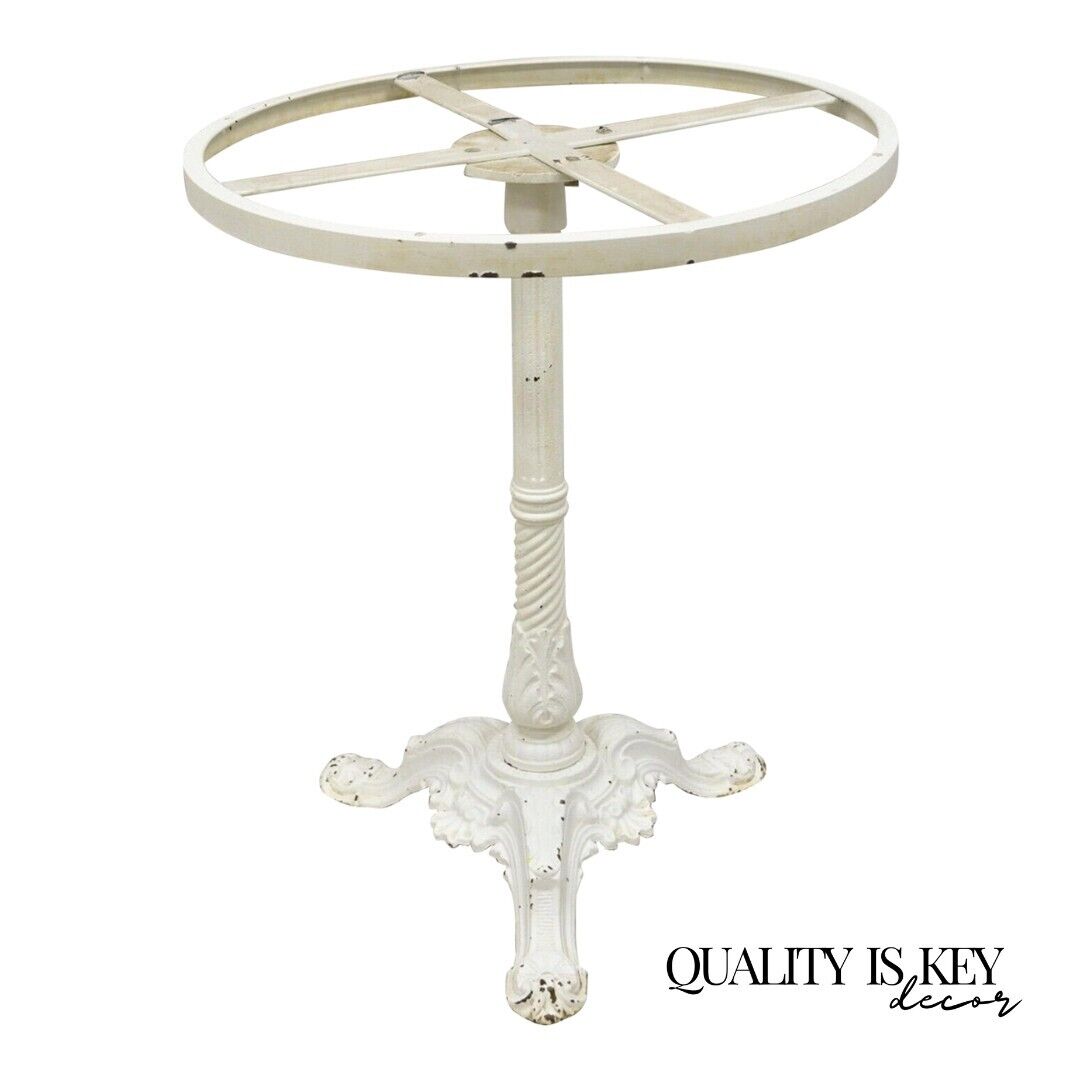 Pierre Ouvrier & E Ringuet Paris French Cast Iron Bistro Pedestal Table Base