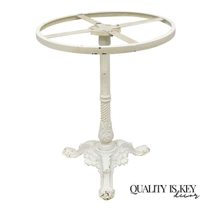 Pierre Ouvrier & E Ringuet Paris French Cast Iron Bistro Pedestal Table Base