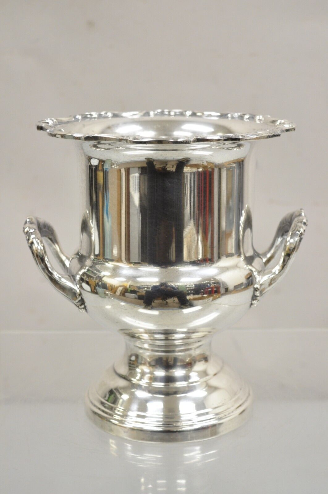 Vintage Leonard Silver Plated Trophy Cup Champagne Chiller Ice Bucket