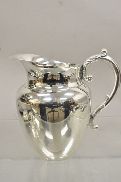 WMA Rogers Oneida Victorian Style Silver Plated Water Pitcher