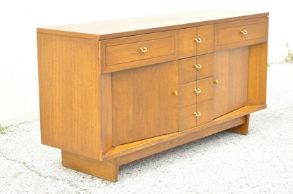 Raymond Loewy Mengel Mid Century Modern Sculpted Oak Buffet Credenza