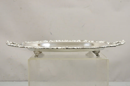 EPCA Bristol Silverplate by Poole 145 Silver Plated Victorian Style Serving Tray