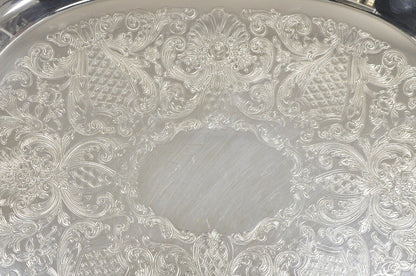 EPCA Bristol Silverplate by Poole 145 Silver Plated Victorian Style Serving Tray