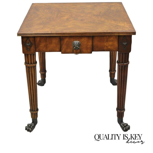 Theodore Alexander Althorp Regency Mahogany One Drawer Side Table A L50046