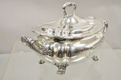 Antique Gorham 01121 1904 6 Pints Victorian Silver Plated Lidded Soup Tureen