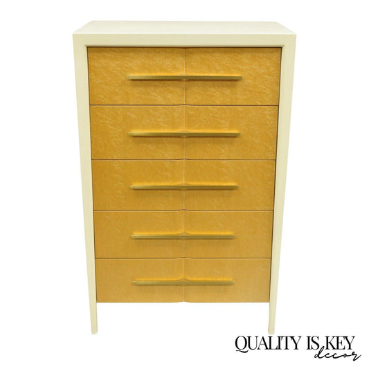 Mitchell Gold + Bob Williams Farrah 5 Drawer Modern Tall Chest Dresser