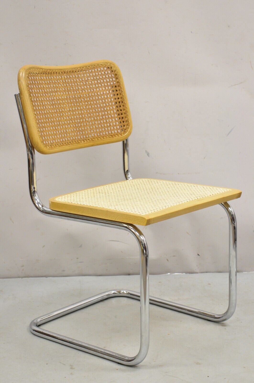 Marcel Breuer Mid Century Modern Italian Cane Cesca Dining Side Chair - Set of 4