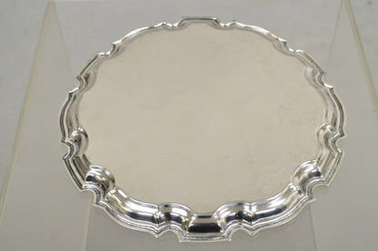 Cavalier England Victorian Silver Plated Scalloped Serving Platter Tray