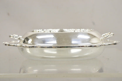 Vintage 1847 Rogers Bros Reflection Silver Plated Covered Vegetable Dish