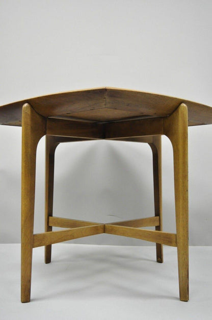 John Keal Brown Saltman Sculptural Walnut Mid Century Danish Modern Side Table