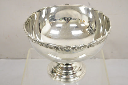 Vintage FB Rogers Victorian Style Silver Plated Large Pedestal Punch Bowl