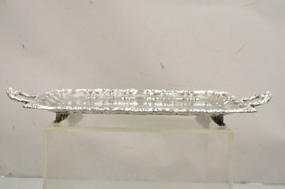 Sheridan Taunton EP Brass Silver Plated Victorian Rectangle Serving Platter Tray