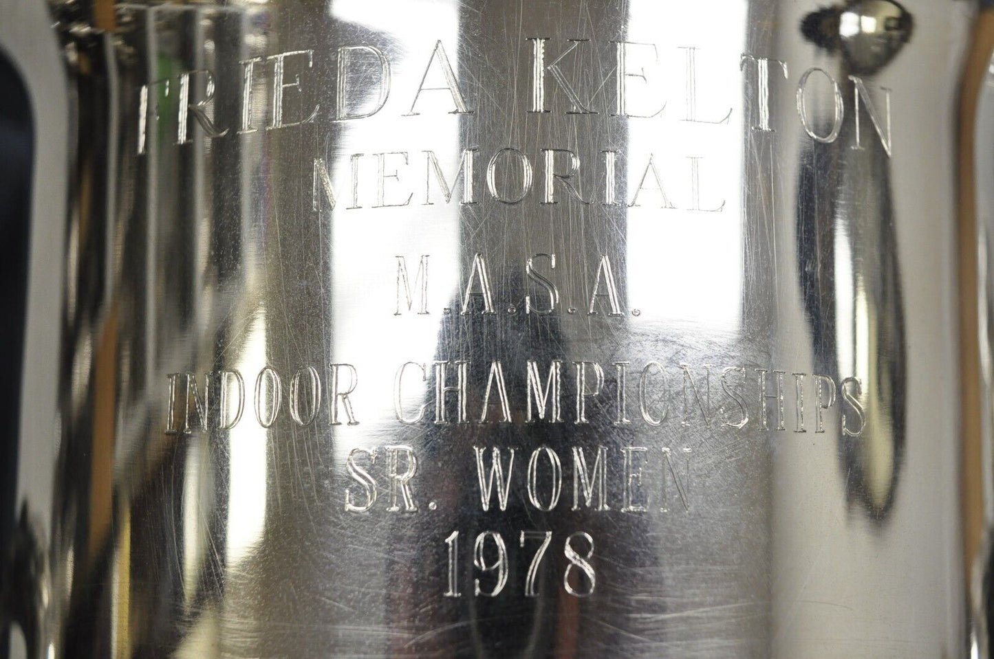 Vintage Leonard Silver Plated Award Trophy Cup Champagne Chiller 1978 Champion