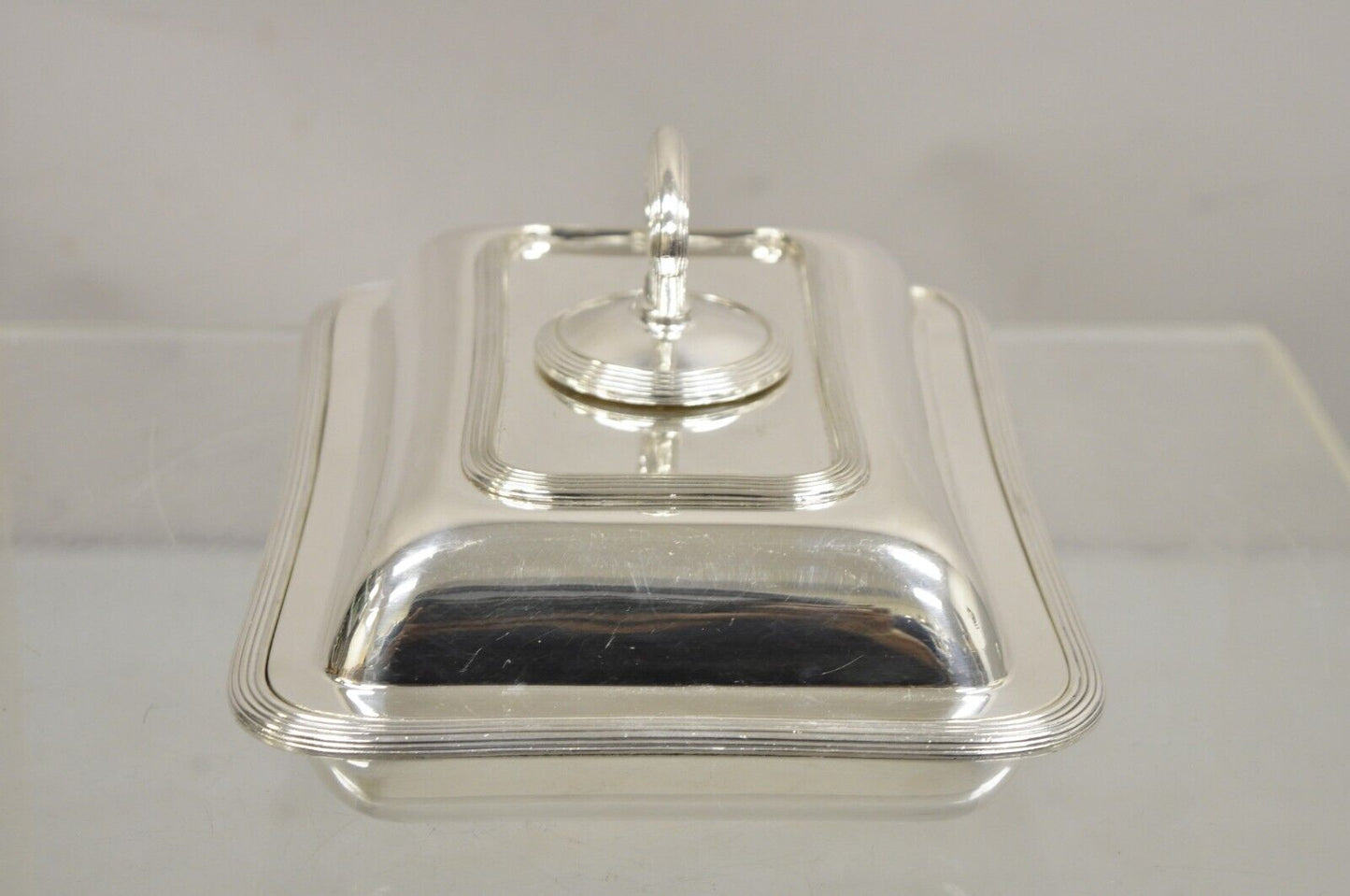 Vintage Goldsmiths & Silversmiths Company Victorian Silver Plated Covered Dish