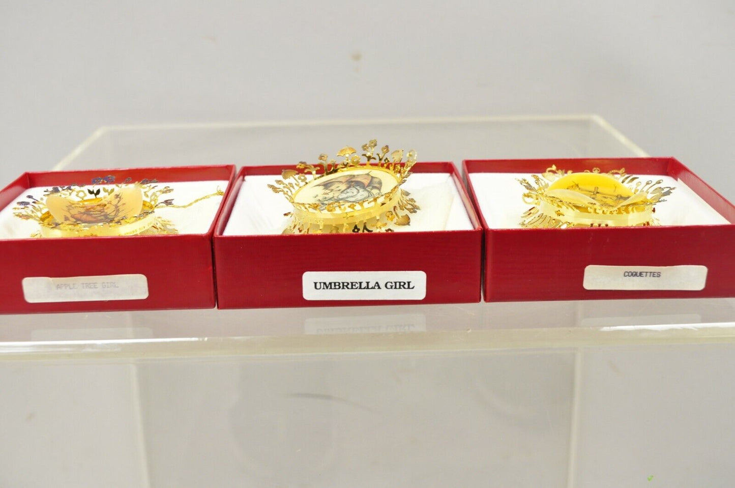 The Hummel Gold Christmas Ornament Collection Box Set of 36 in Box